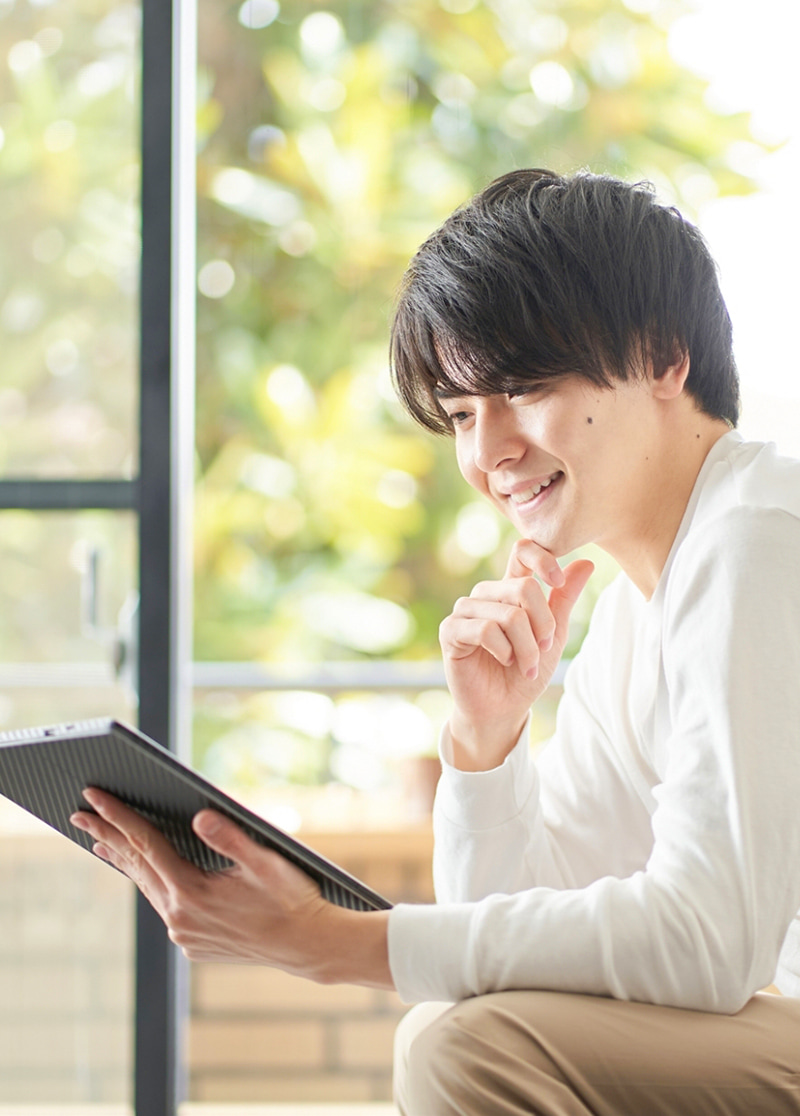 リモート面談の様子